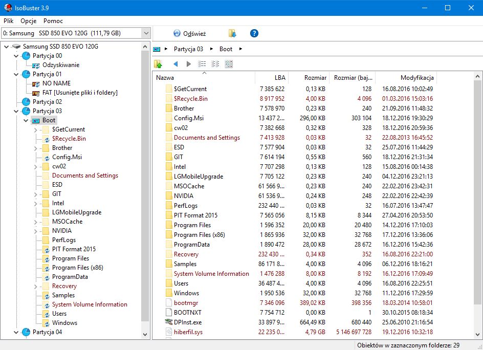 Interfejs programu od dłuższego czasu jest tylko nieznacznie modyfikowany