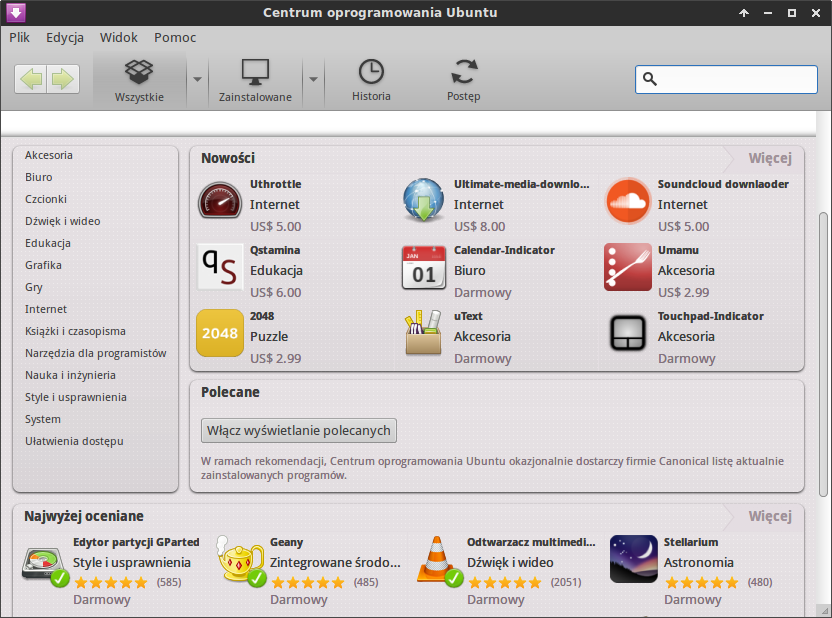 Centrum Oprogramowania Ubuntu