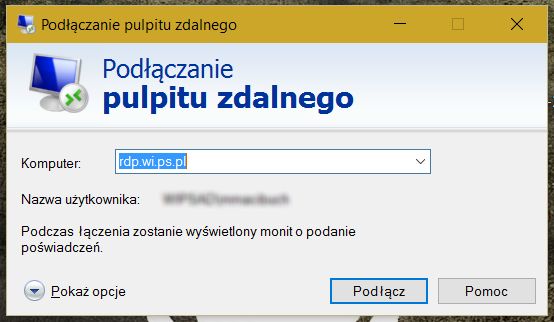 rdc - podłączenie