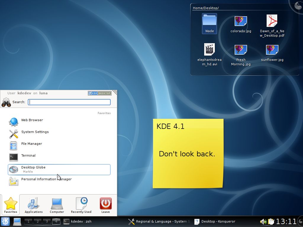 KDE - środowisko, którego używam aż do dzisiaj.