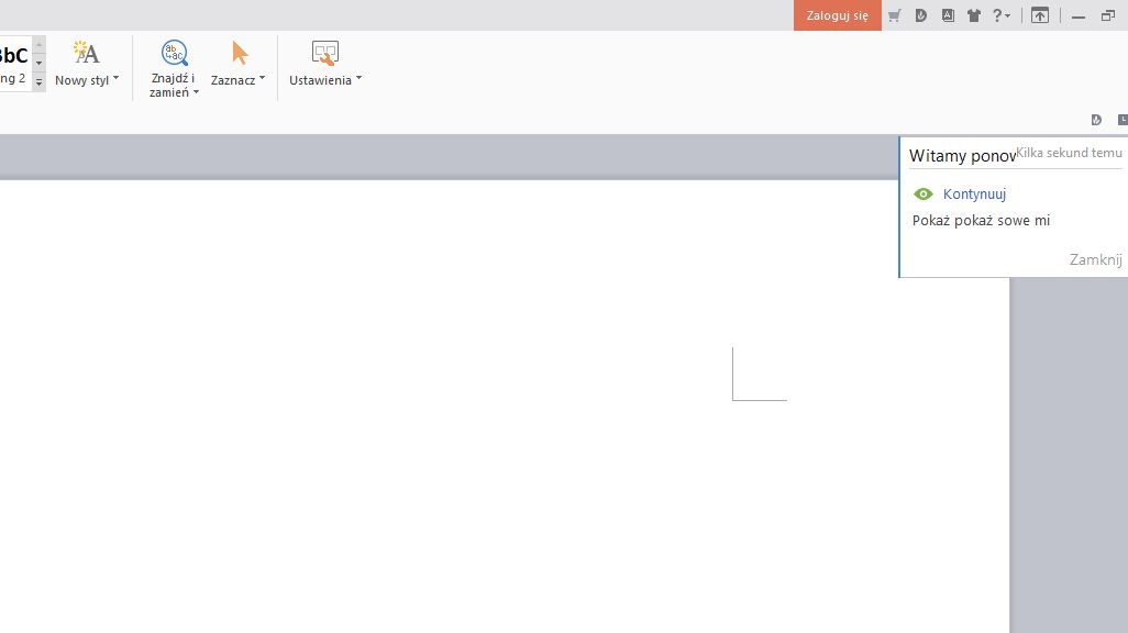 Dlaczego tej funkcji nie ma w LibreOffice?