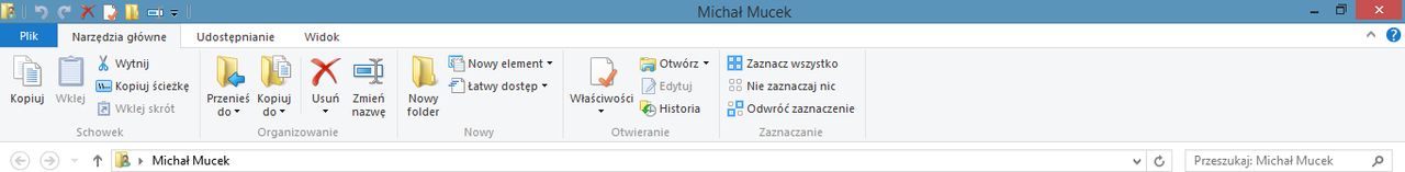 Wstążka z Michałowego folderu