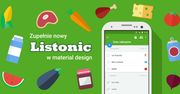 Listonic dla Androida z nowym wyglądem zgodnym z wytycznymi Material Design