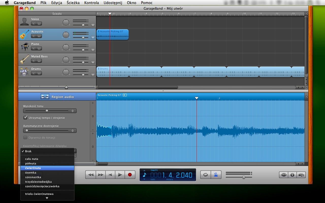 Taktowanie dźwięków