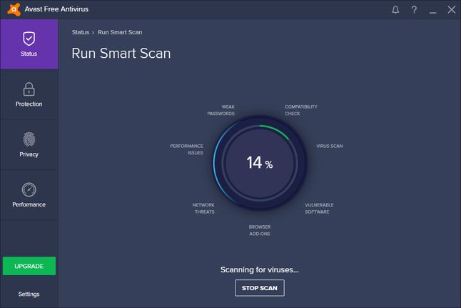 Avast Free Antivirus – Smart Scan