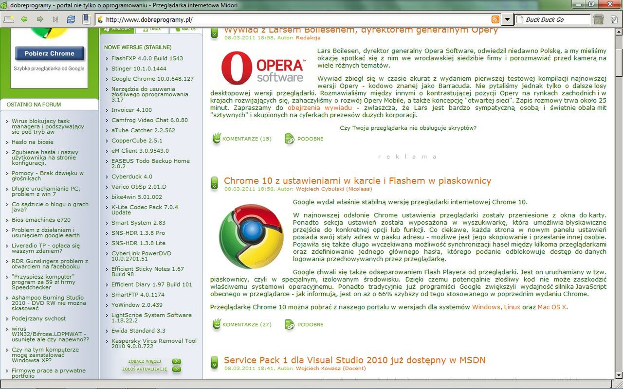 Midori - widok ogólny