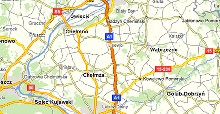 Mapa inwestycji drogowych