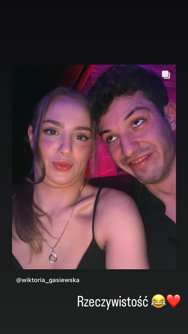 Wiktoria Gąsiewska i Jasper Sołtysiewicz wygłupiają się na Instagramie