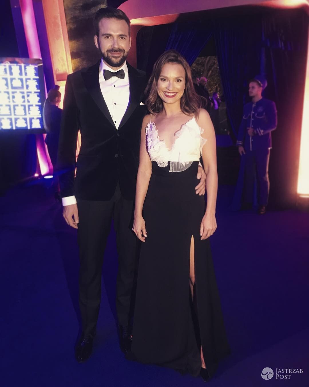 Anna Starmach z mężem - 20 lat TVN