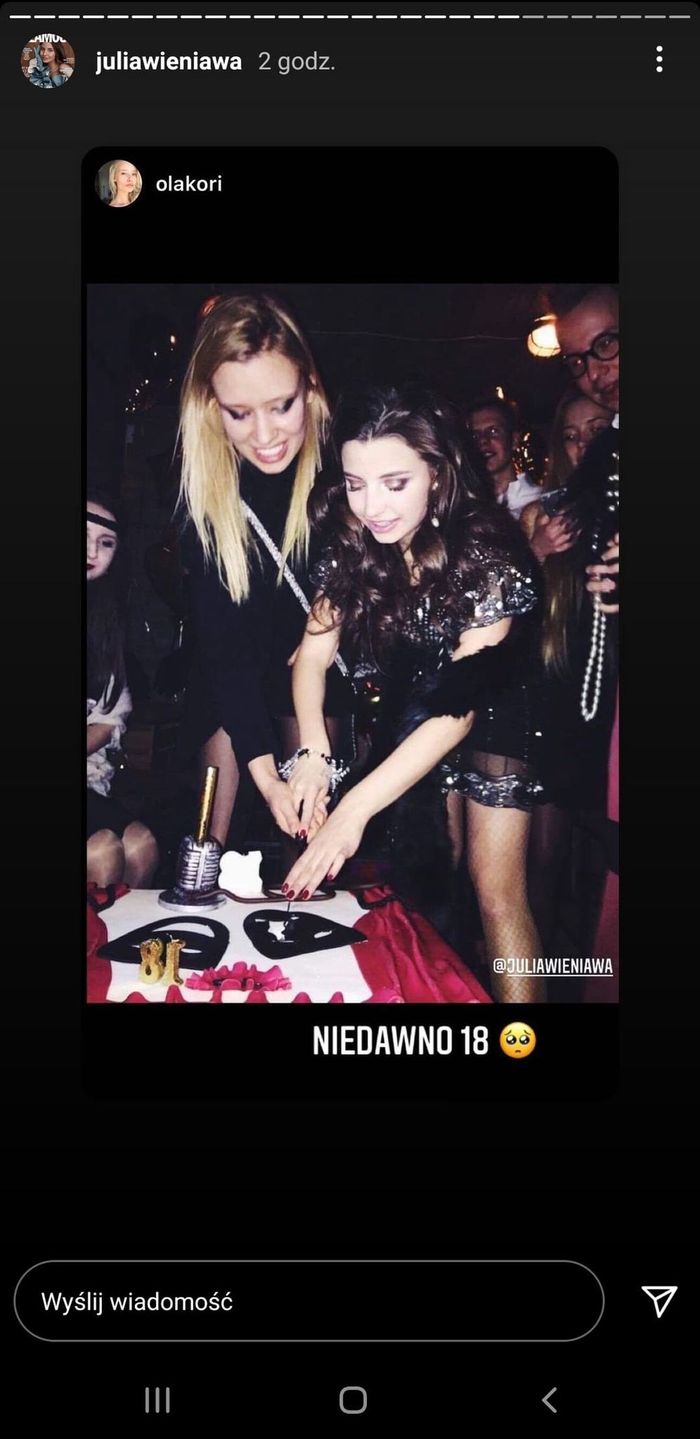 Julia Wieniawa - 22. urodziny