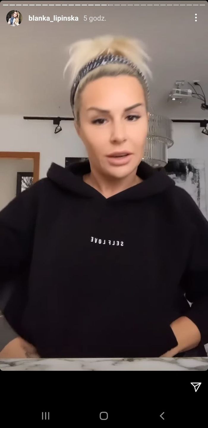 Blanka Lipińska broni Barona