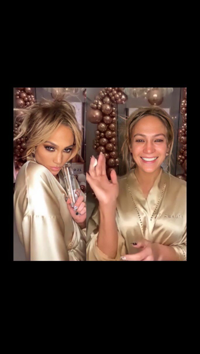 Jennifer Lopez zmyła makijaż