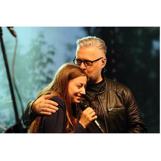 Artur Gadowski i jego córka Zuza