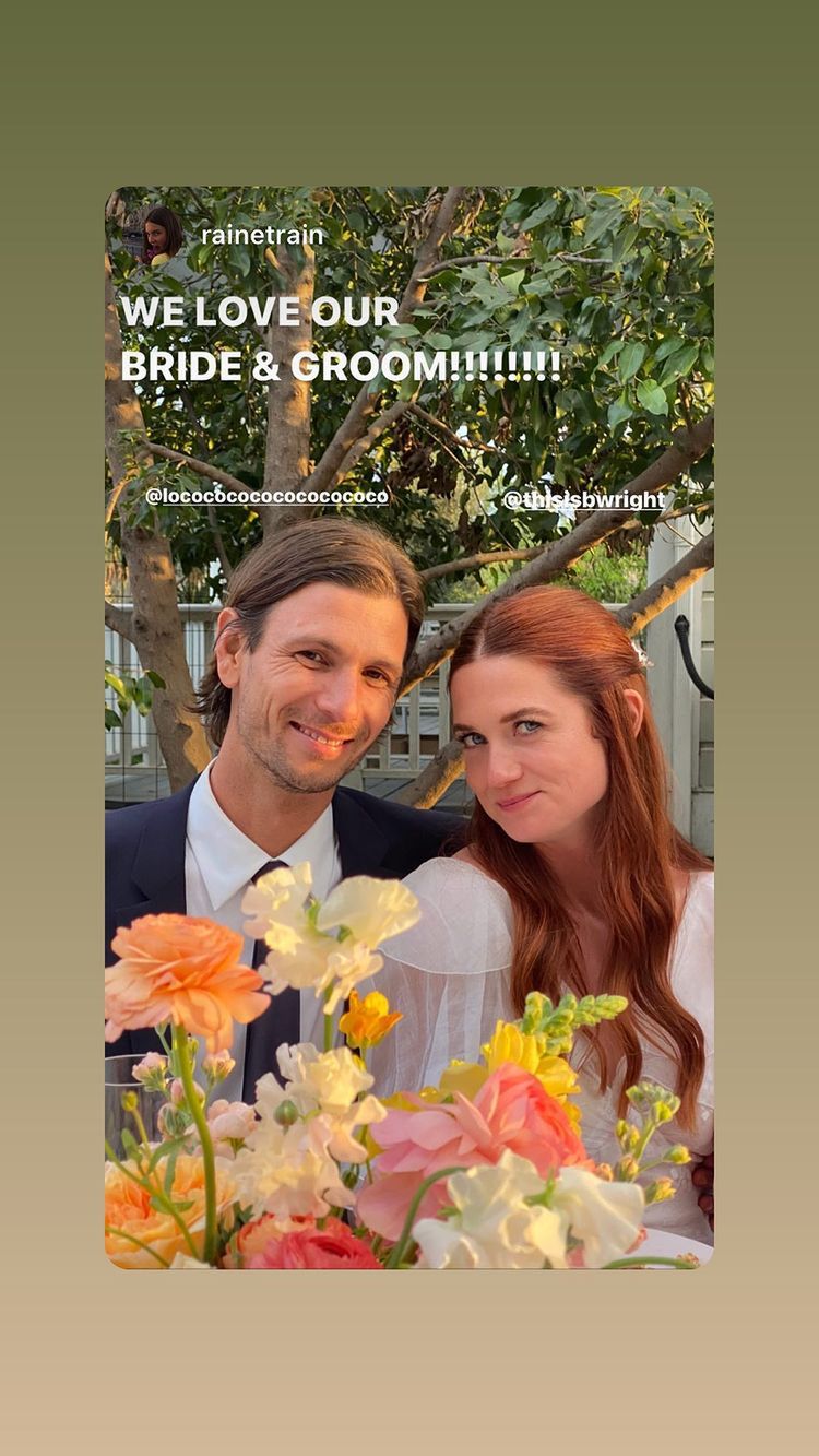 Bonnie Wright - ślub
