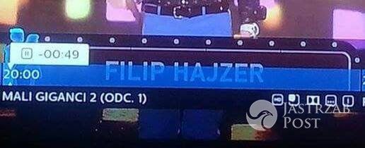 Filip Chajzer o wpadce w Małych Gigantach