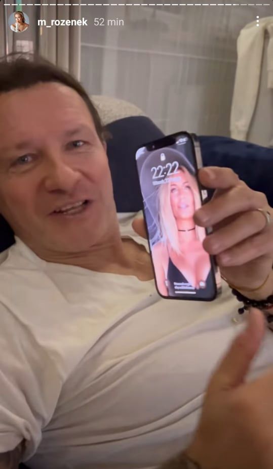 Radek Majdan pokazał tapetę w telefonie