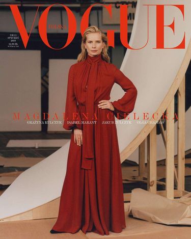 Magdalena Cielecka na okładce Vogue Polska