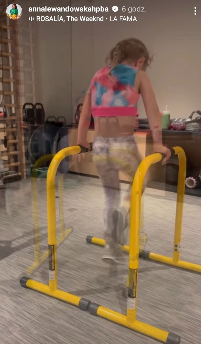 Trening Klary Lewandowskiej
