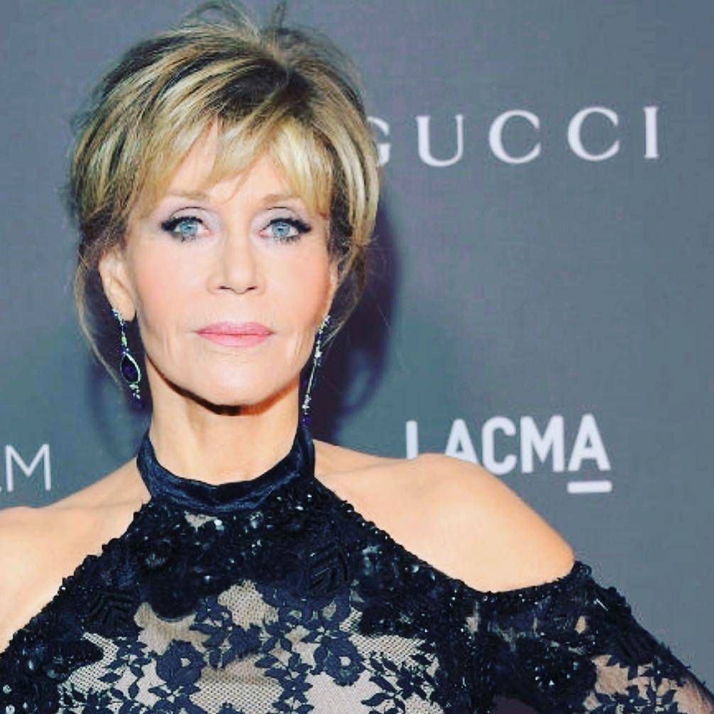 Jane Fonda w makijażu