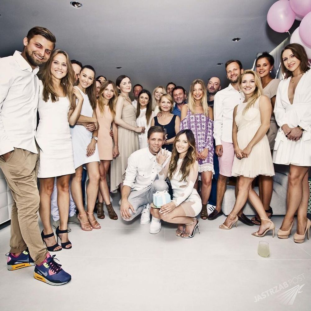 Zaręczyny Mariny Łuczenko i Wojtka Szczęsnego