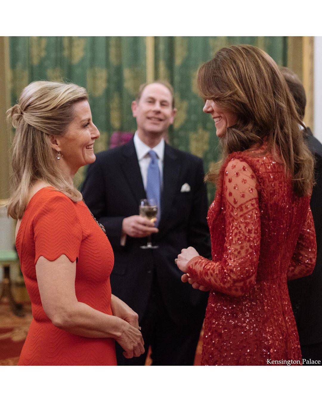 Księżna Kate na przyjęciu w pałacu