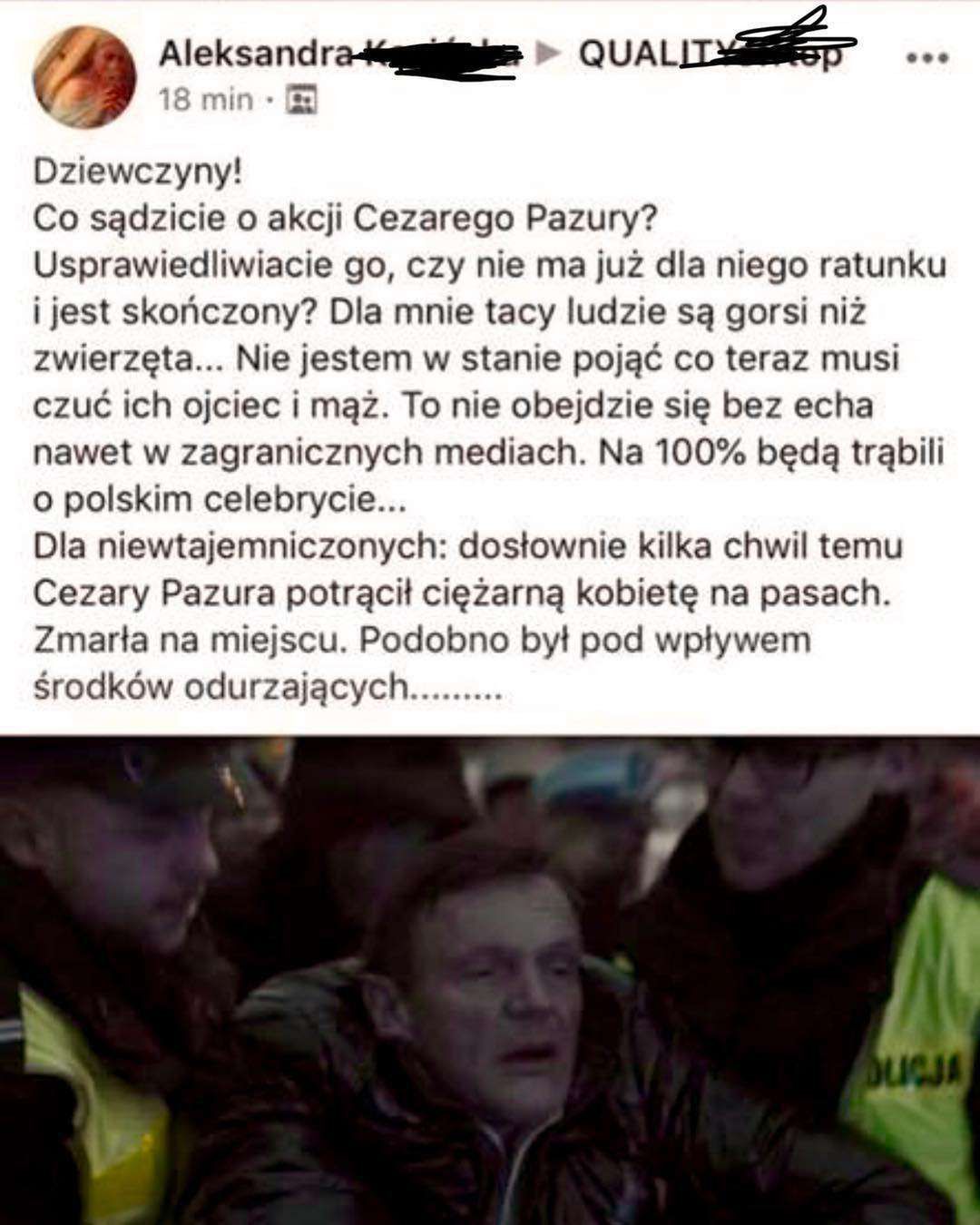 Edyta Pazura wyśmiewa bezmyślną Internautkę
