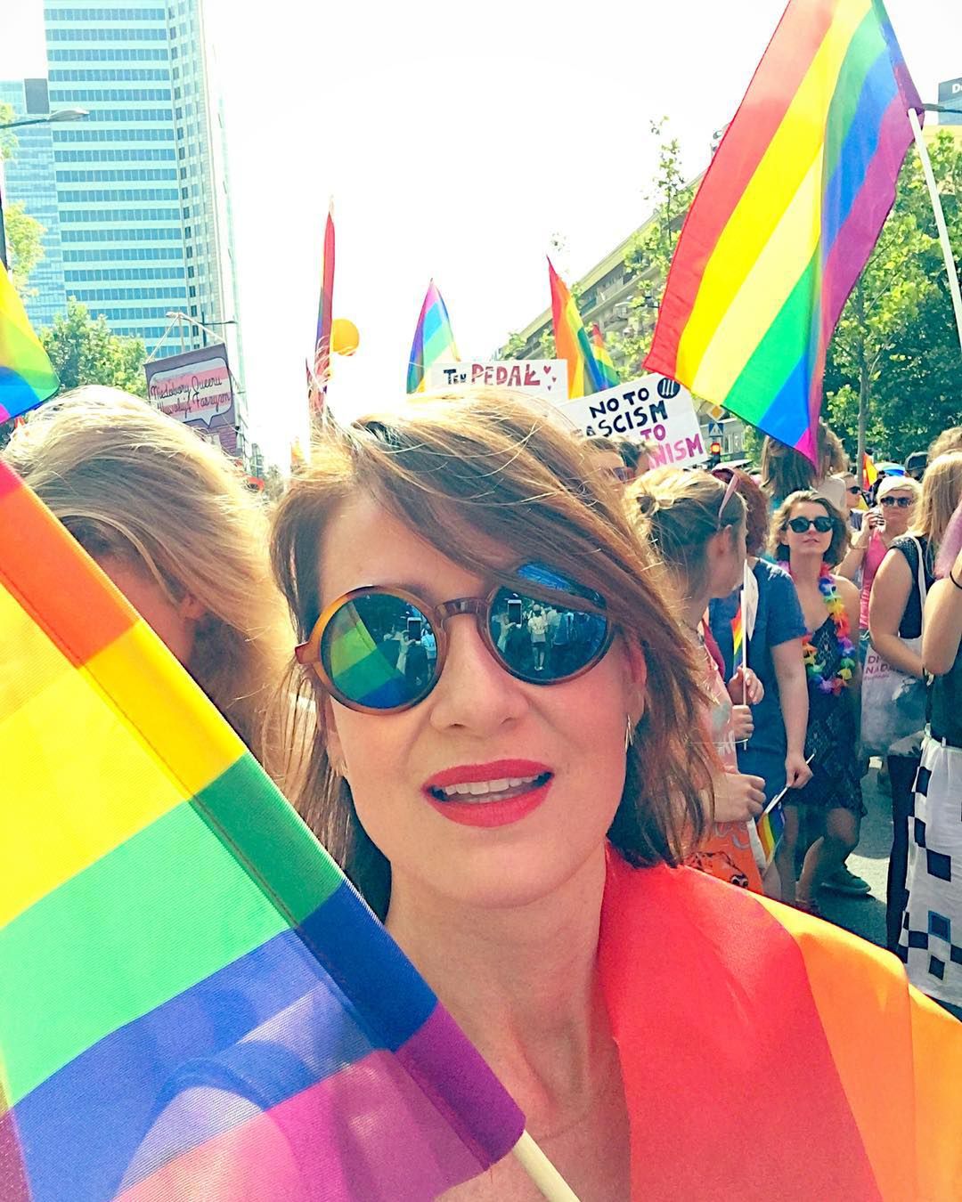 Maja Ostaszewska wspiera Paradę Równości