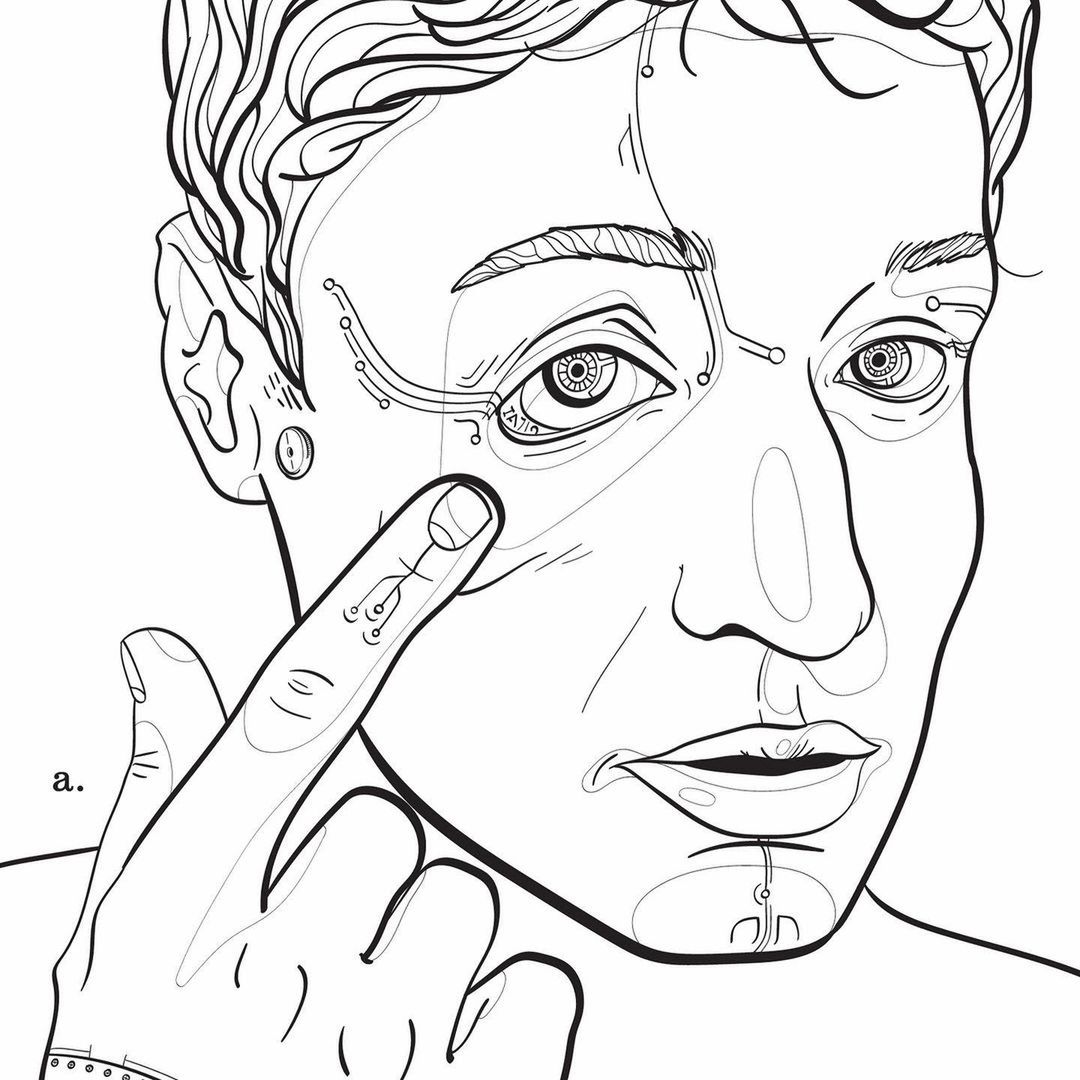 Anastazja Pazura zajmuje się grafiką