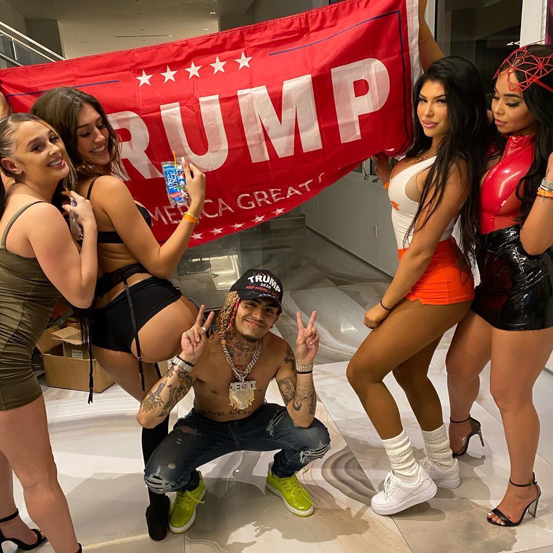 Lil Pump wspiera Donalda Trumpa