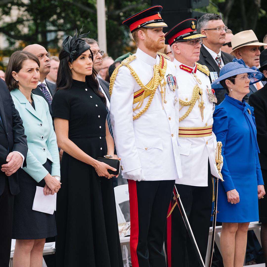 Meghan Markle i książę Harry uczcili Australijczyków, poległych w I Wojnie Światowej w Sydney