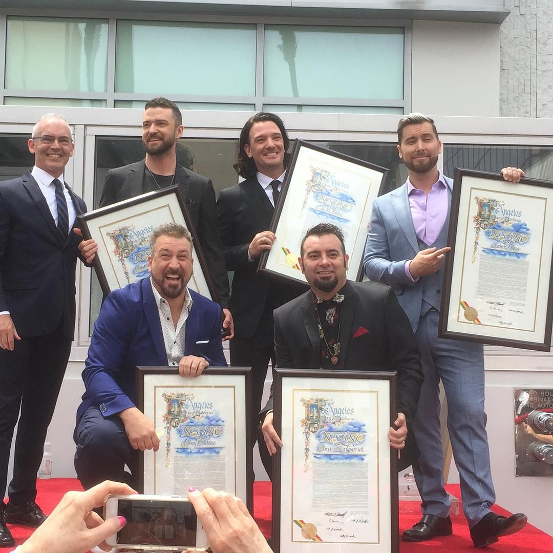 N-SYNC otrzymał swoją gwiazdę w Hollywoodzkiej Alei Sław