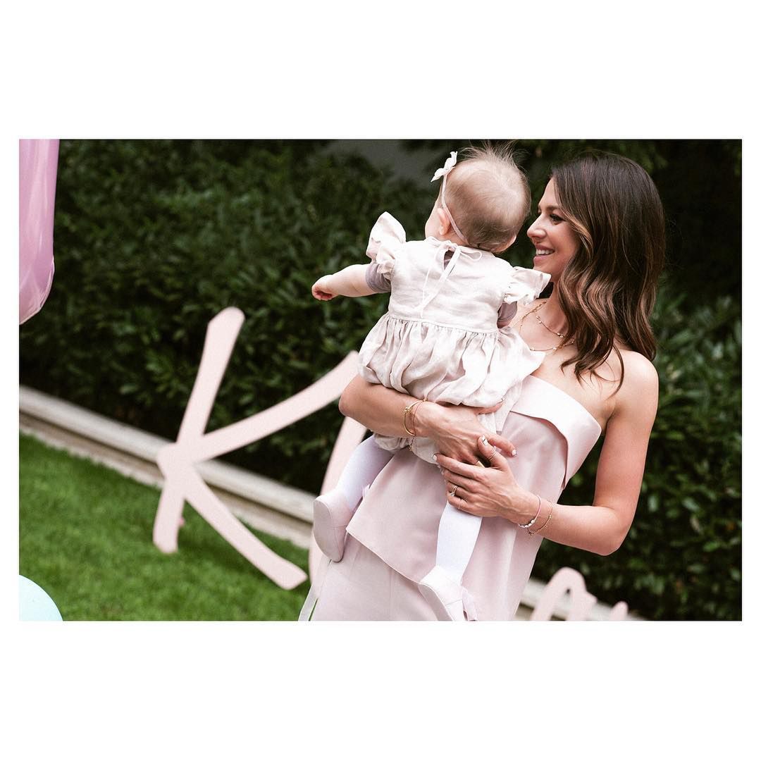 Anna Lewandowska z córką Klarą