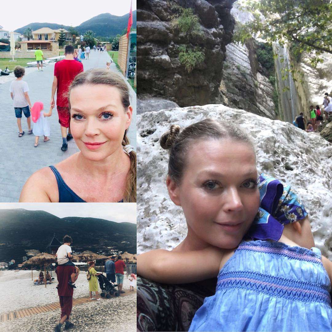 Tamara Arciuch pokazała trójkę swoich dzieci na wakacjach