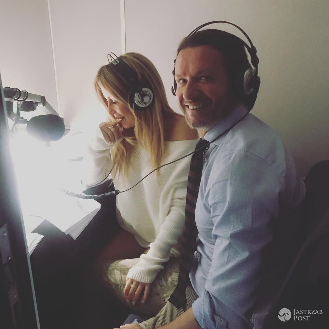Małgorzata Rozenek i Radosław Majdan nagrywają bajkę dla dzieci
