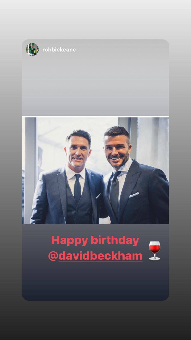David Beckham - życzenia urodzinowe