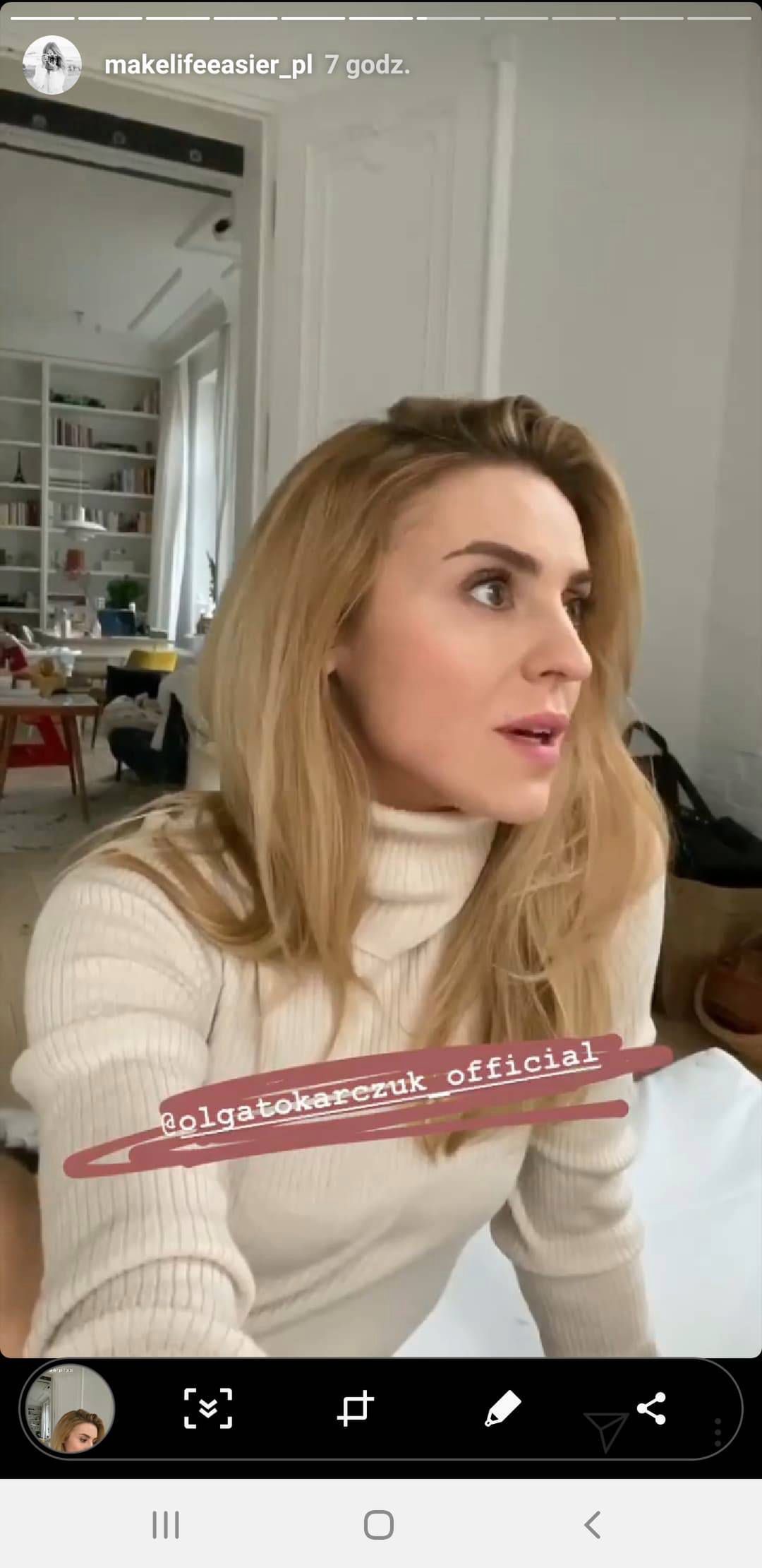 Kasia Tusk o Instagramie Olgi Tokarczuk