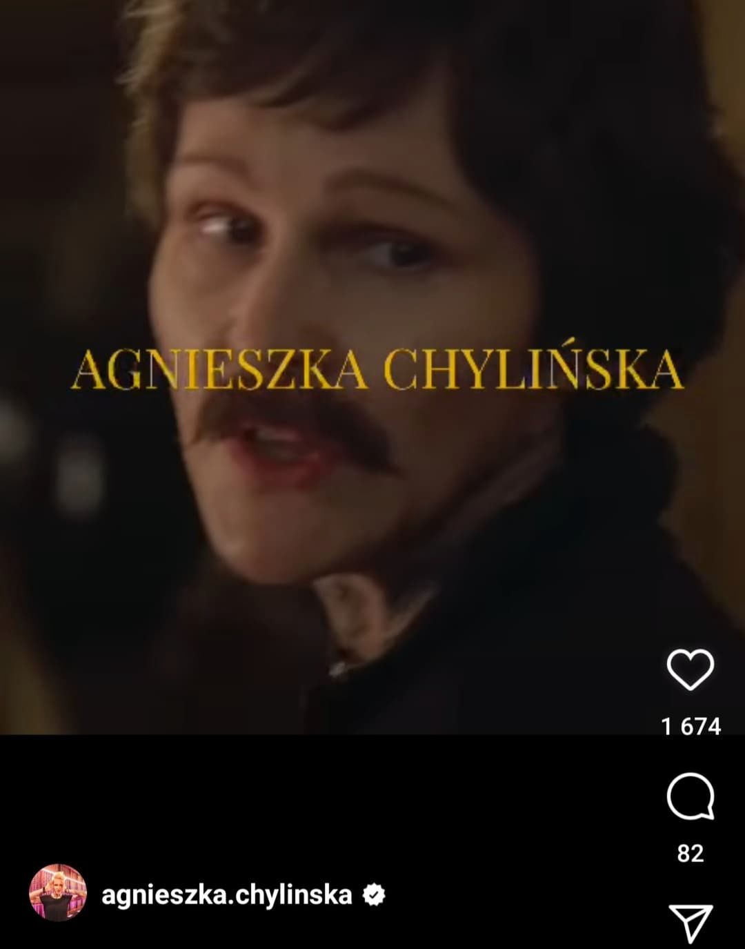 Agnieszka Chylińska ma wąsa