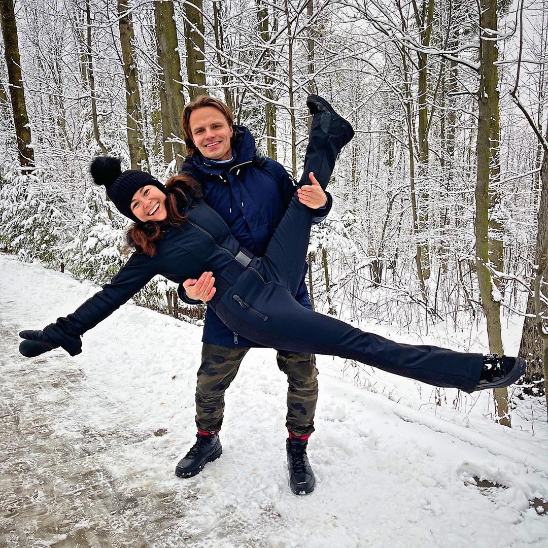 Katarzyna Cichopek podbija górskie szlaki - styczeń 2021, zima u gwiazd