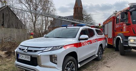 Akcja strażaków w Raczynie