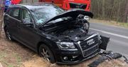 Kierowca Audi wjechał w karetkę przewożącą pacjenta