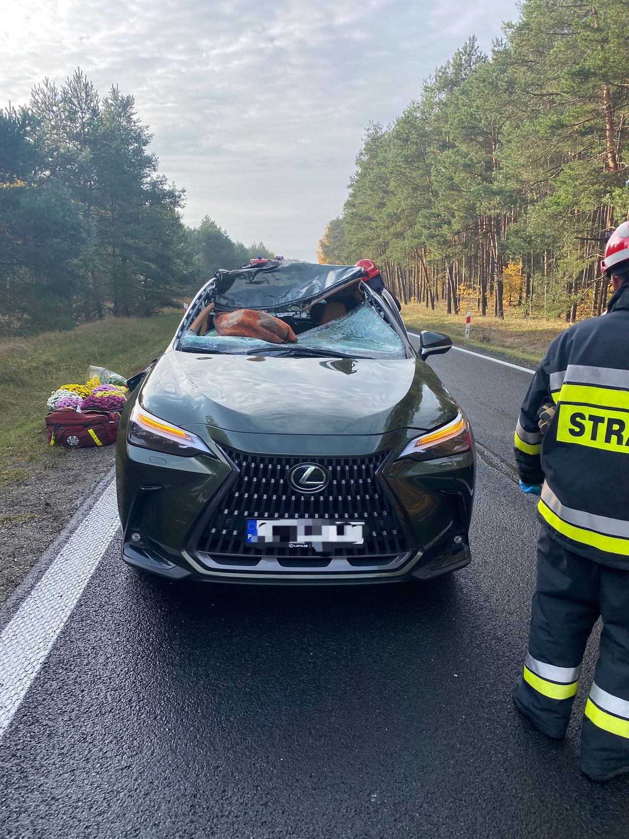 Poważny wypadek na DK 15