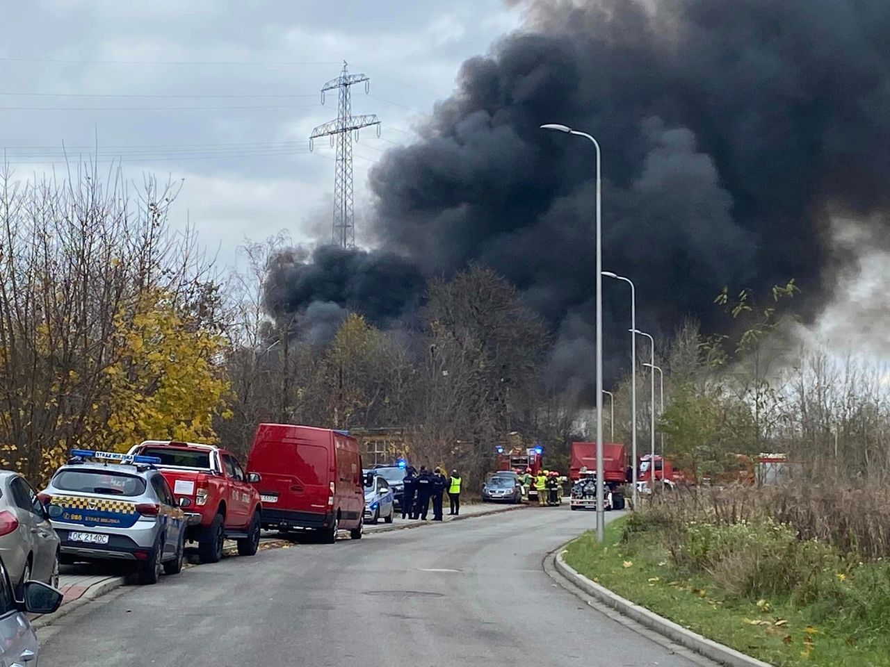 Pożar magazynu z substancjami chemicznymi w Kędzierzynie-Koźlu