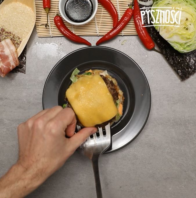 Japoński burger- Pyszności