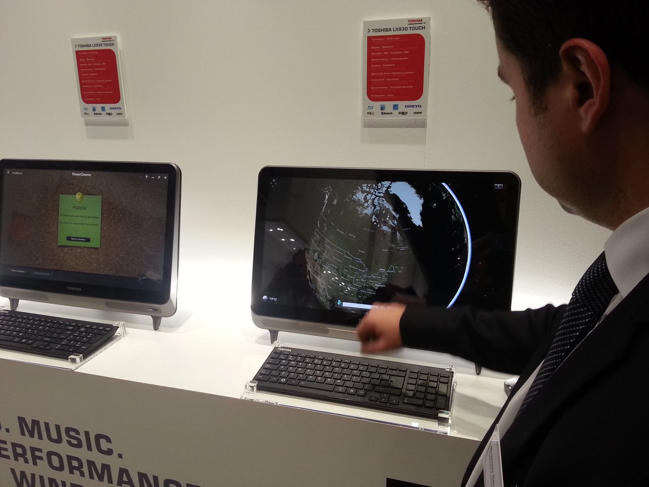 Toshiba LX830 Touch czy Lenovo IdeaCentre A520 - który do salonu? [IFA 2012]