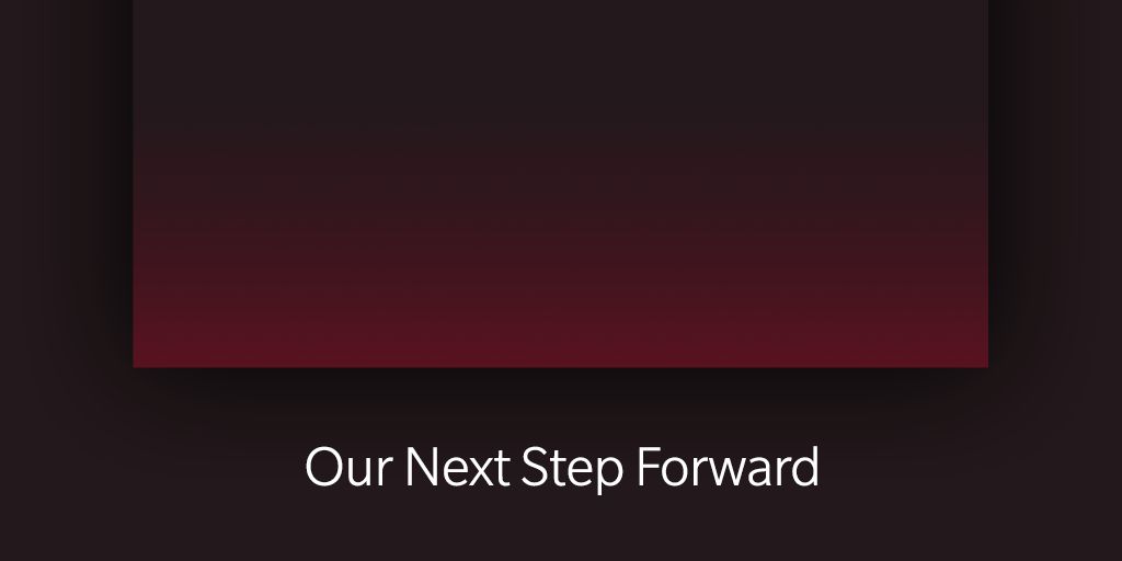 „Nasz następny krok naprzód”, źródło: OnePlus.