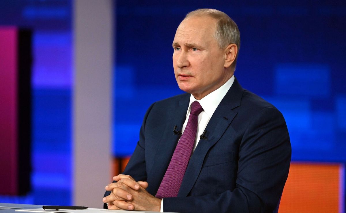 Putin skrytykował kraje UE  za sankcje wobec Białorusi (Agency via Getty Images)