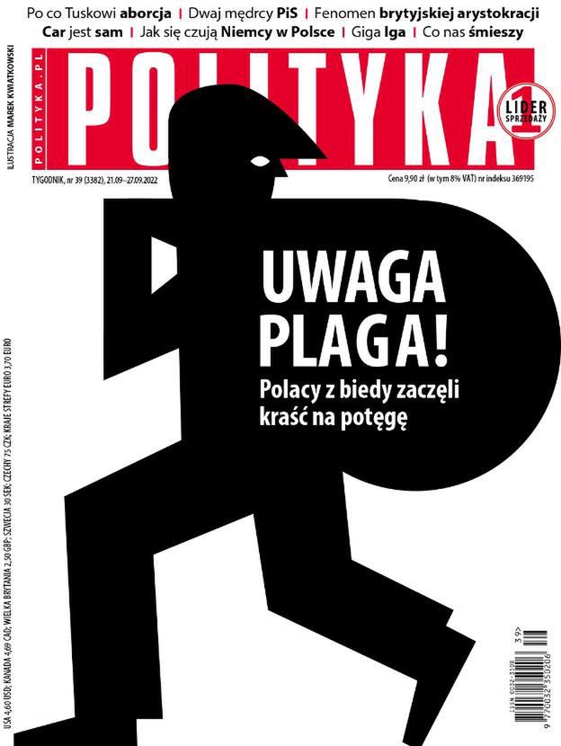 Okładka tygodnika "Polityka"