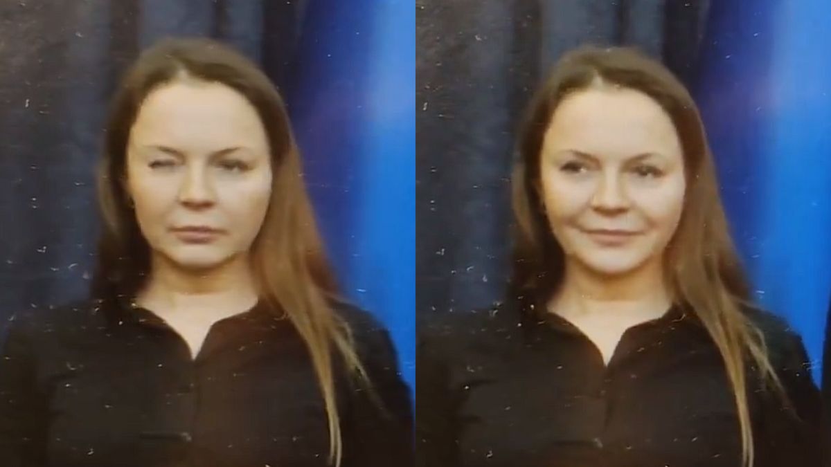 Zachowanie żony Kamińskiego podczas oświadczenia Prezydenta zdziwiło widzów