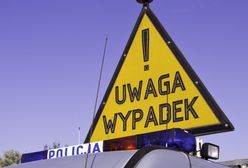 Zakopianka zablokowana po wypadku motocyklisty. Utrudnienia w ruchu