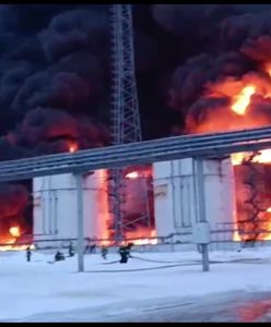 Klińce płoną. "Jeden z największych pożarów w Rosji" [RELACJA NA ŻYWO]